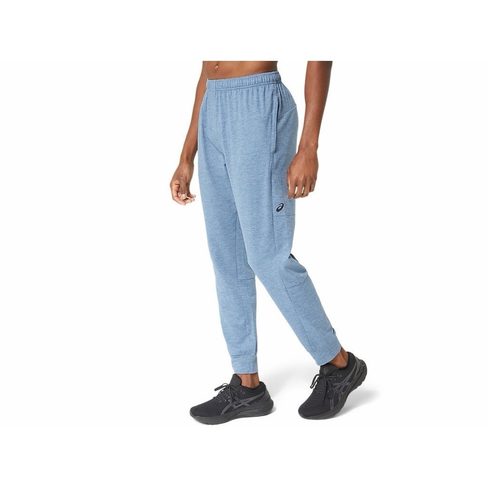 ASICS Men's LARGE‎ Tech Pant 2.0 in Steel Blue Spacedye